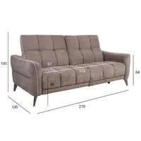 DIIVAN CATHY 3-KOHALINE ELEKTRILINE RECLINER
