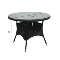 LAUD WICKER D100XH71CM MUST