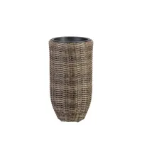 LILLEPOTIÜMBRIS WICKER D28XH59CM TUMEPRUUN