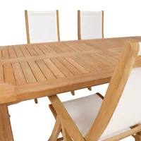 SÖÖGILAUAKOMPLEKT BALI 6 TOOLI KOKKUPANDAV