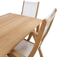 SÖÖGILAUAKOMPLEKT MALDIVE 6 TOOLI KOKKUPANDAV