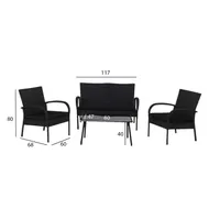 AIAMÖÖBLIKOMPLEKT VIENNA, LAUD, DIIVAN, 2 TOOLI