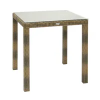 AIAMÖÖBLIKOMPLEKT WICKER, LAUD JA 4 TOOLI