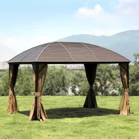 VARIKATUS SUNSET 3X4XH2/2,7M BEEŽ/PRUUN