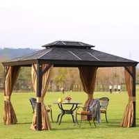 VARIKATUS SUNSET 3X4XH2/2,7M PRUUN/BEEŽ