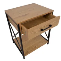 ABILAUD/ÖÖKAPP HEDVIG 48X40XH60CM SAAR/MUST