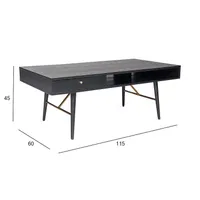 DIIVANILAUD LUXEMBOURG 115X60XH45CM MUST