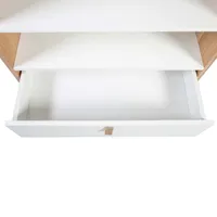 RIIUL HELENA WHITE 80X40XH140CM NAT/VALGE