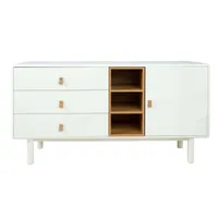 KUMMUT IRIS 140X40XH75CM VALGE