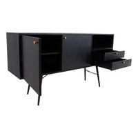 KUMMUT LUXEMBOURG 150X40XH80CM MUST