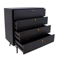 KUMMUT LUXEMBOURG 80X40XH90CM MUST