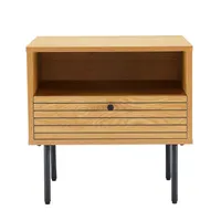 ÖÖKAPP LINE 50X40XH50CM TAMMEDEKOORIGA MELAMIIN