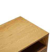 ÖÖKAPP LINE 50X40XH50CM TAMMEDEKOORIGA MELAMIIN