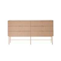 KUMMUT SEQUENCE 158X40XH83CM CAPPUCCINO
