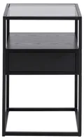 ÖÖKAPP RANDOLF 40X35XH60CM MUST