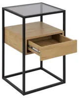 ÖÖKAPP RANDOLF 40X35XH60CM PRUUN