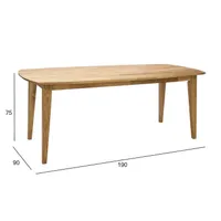 SÖÖGILAUD RETRO 190X90XH75CM TAMM
