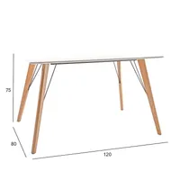SÖÖGILAUD HELENA WHITE 120X80XH75CM VALGE