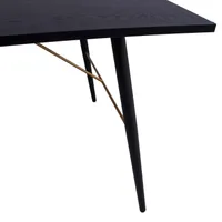 SÖÖGILAUD LUXEMBOURG 160X90XH75CM MUST