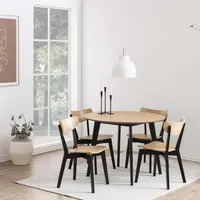 SÖÖGILAUAKOMPLEKT ROXBY, ÜMAR LAUD JA 4 TOOLI