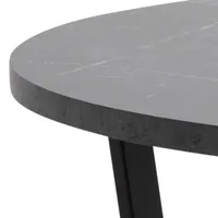SÖÖGILAUD AMBLE D110XH75CM MUST MARMOR