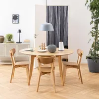 SÖÖGILAUAKOMPLEKT ROXBY, ÜMAR LAUD JA 4 TOOLI TAMM