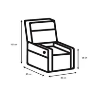 TUGITOOL SABIA RECLINER TUMEHALL