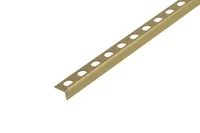 PLAADILIIST CEZAR KITSAS ALUMIINIUM 8X8X2500MM ANODEERITUD MATT KULDNE