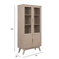 VITRIINKAPP MARTE 94X40XH192CM