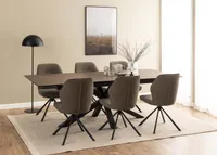 SÖÖGILAUD HEAVEN 200/240X100XH76CM, PRUUN