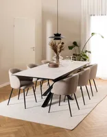 SÖÖGILAUD HEAVEN 200/240X100XH76CM, VALGE