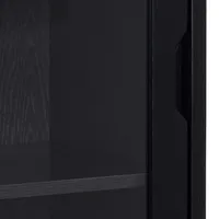 VITRIINKAPP A-LINE 72X36XH145CM, MUST
