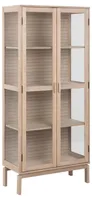 VITRIINKAPP LINLEY 80X40XH180CM, BEEŽ