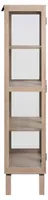 VITRIINKAPP LINLEY 80X40XH180CM, BEEŽ