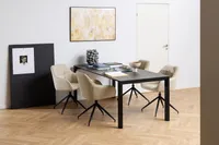 SÖÖGILAUD BRENTFORD 200X90XH75CM, MUST