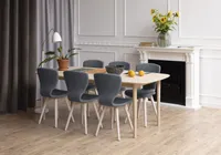 SÖÖGILAUD ASTON 210X100XH75CM, HELE TAMM