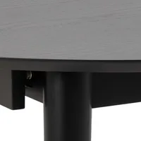 SÖÖGILAUD MONTREUX D115/154XH75CM, MUST