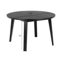 SÖÖGILAUD MALIKA D120XH75CM, MUST