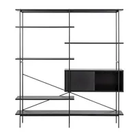 RIIUL ANGUS 3/5-NE, 172X27XH188CM, MUST