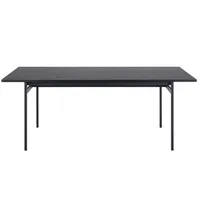 SÖÖGILAUD ANGUS 200X90XH74CM, MUST