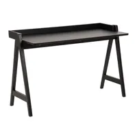 KIRJUTUSLAUD MISO, 126X51XH80CM, MUST