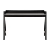 KIRJUTUSLAUD MISO, 126X51XH80CM, MUST