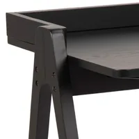 KIRJUTUSLAUD MISO, 126X51XH80CM, MUST