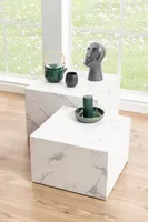 DIIVANILAUAD 2TK DICE 58X58XH40CM, VALGE