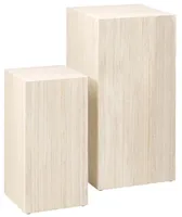 POSTAMENT DICE 35X35XH70CM, BEEŽ