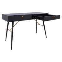 KIRJUTUSLAUD LUXEMBOURG 120X48XH75CM, MUST