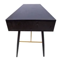 KIRJUTUSLAUD LUXEMBOURG 120X48XH75CM, MUST