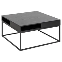 DIIVANILAUD WILLFORD 80X80XH40CM, MUST