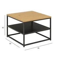 DIIVANILAUD GILA 55X55XH42CM, NATURAALNE