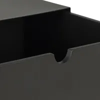 ÖÖKAPP JOLIET 30X25XH30CM, MUST